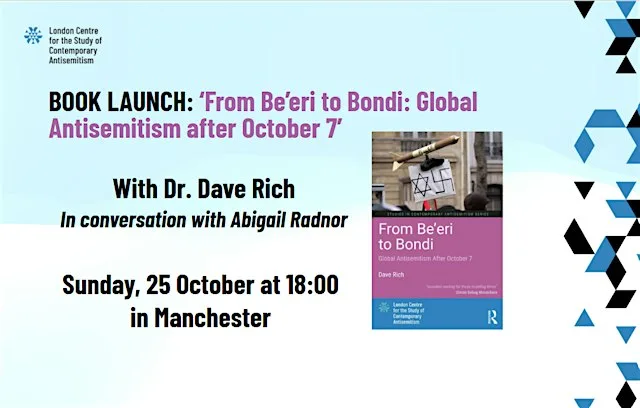 Book Launch: 'From Be'eri to Bondi'. With Dr. Dave Rich