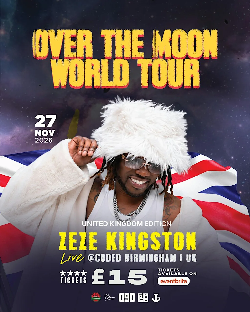 Zeze Kingston Over The Moon UK Tour Birmingham at Coded Birmingham