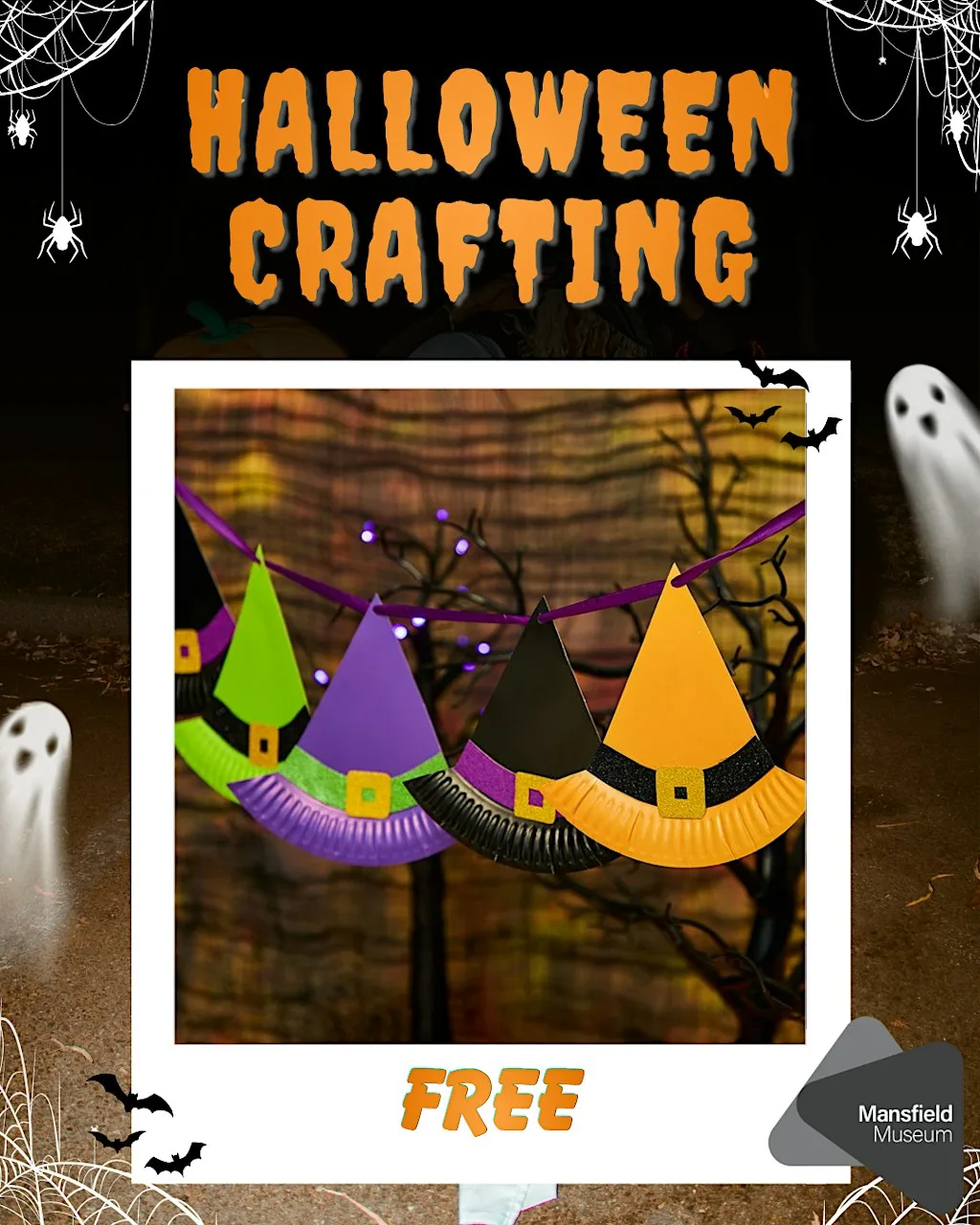Halloween and Pokemon crafting. at Mansfield Museum
