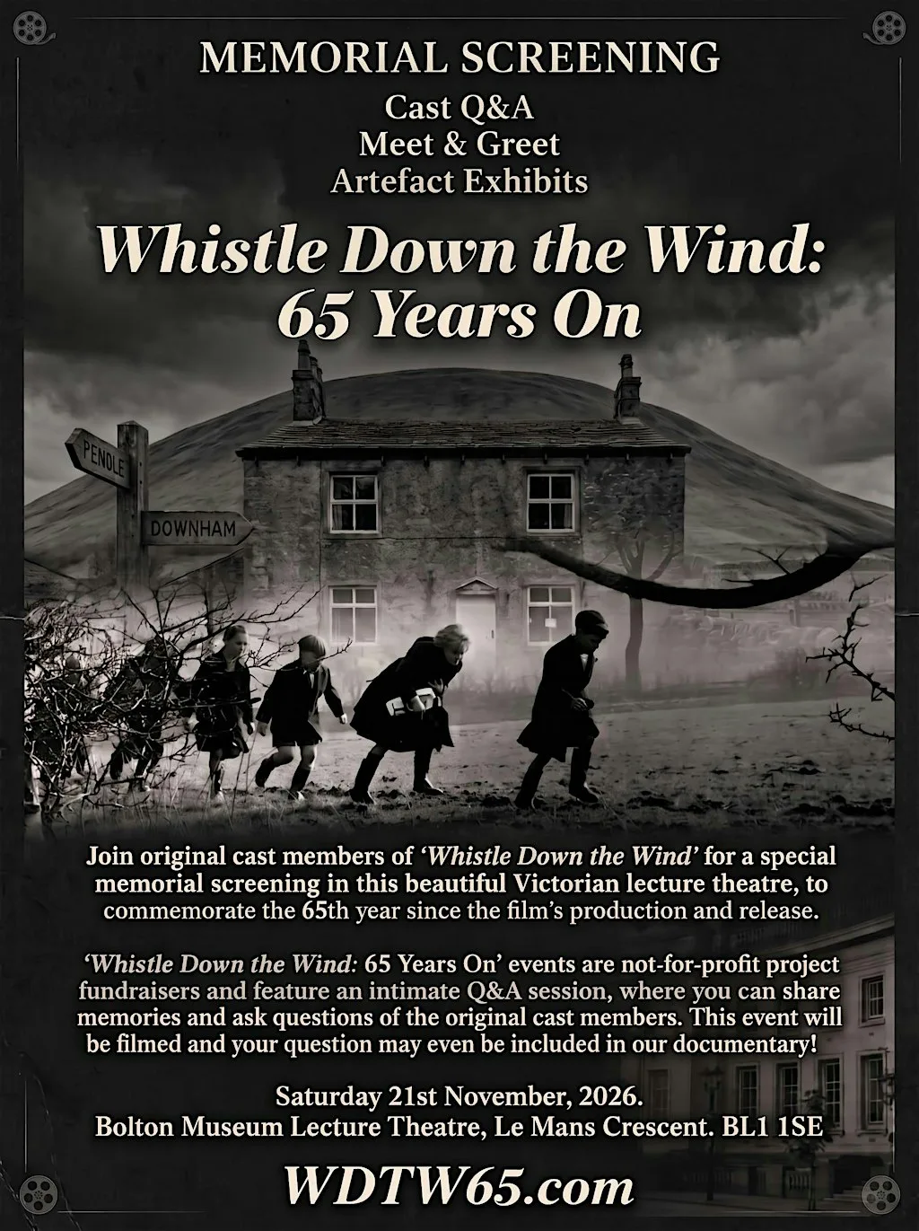 Whistle Down the Wind: 65 years on - Bolton Screening. Q&A, Meet & Greet at Bolton Museum, Aquarium and Archive