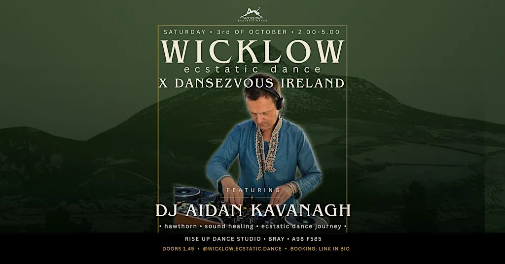 Wicklow Ecstatic Dance x DJ AIDAN KAVANAGH x Hawthorn & Sound Journey at Shoreline Leisure Bray