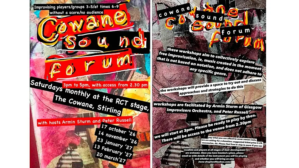 Cowane Sound Forum at The Cowane Centre & Theatre