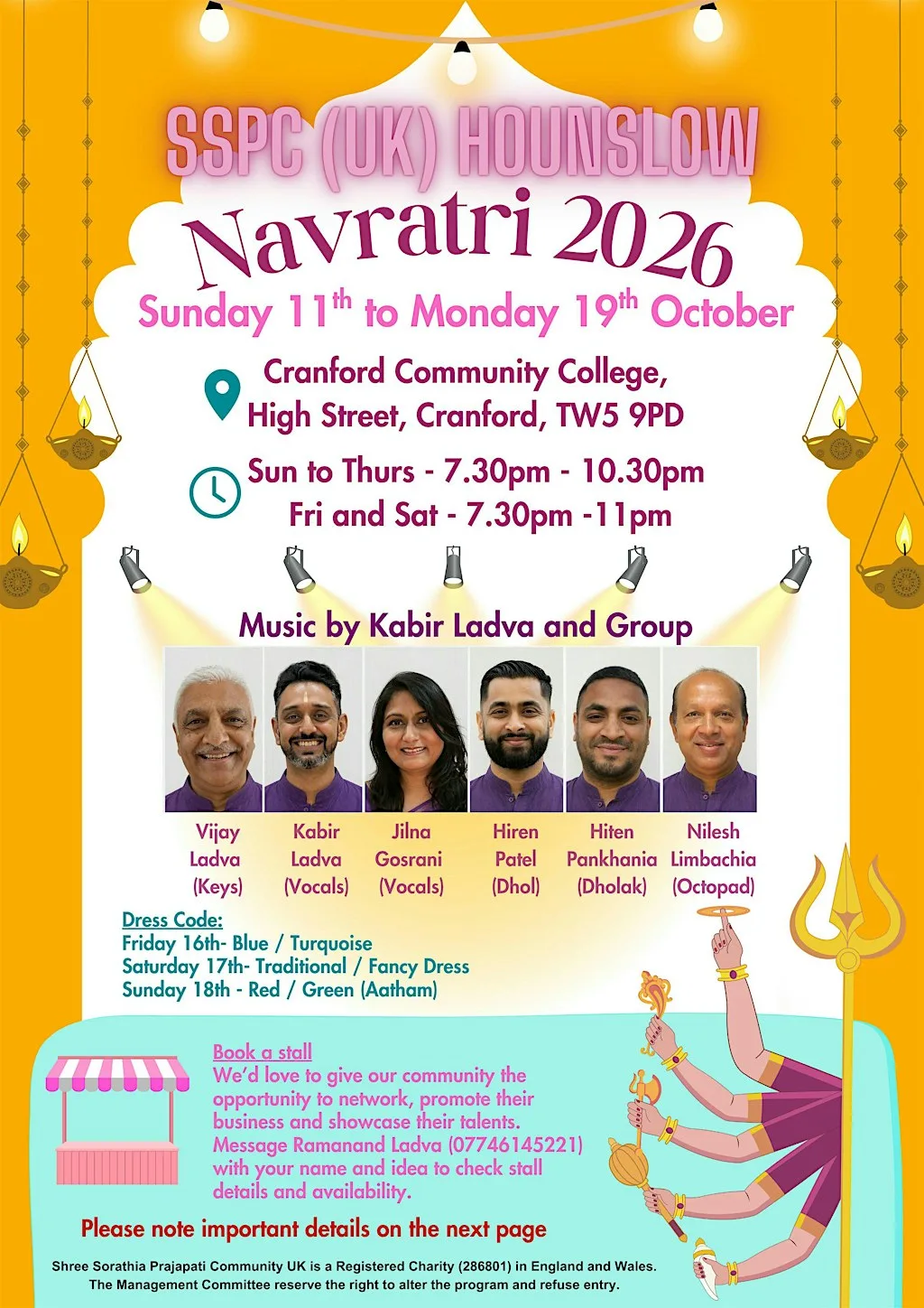 SSPC (UK) Hounslow - Navratri 2026