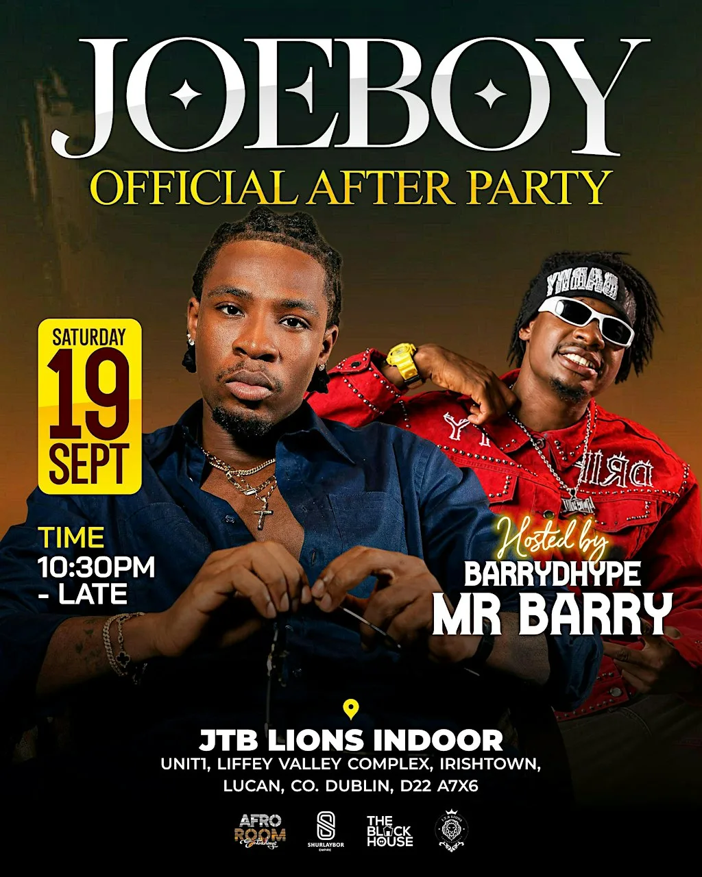 Joeboy — Official After Party at J.T.B Lions Entertainment