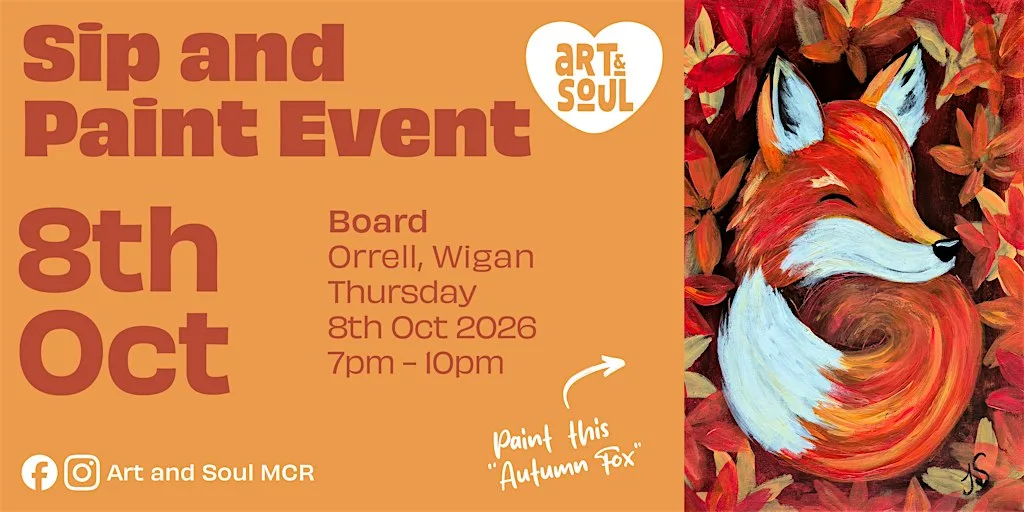 Sip and Paint Event at Board, Orrell, Wigan at Board