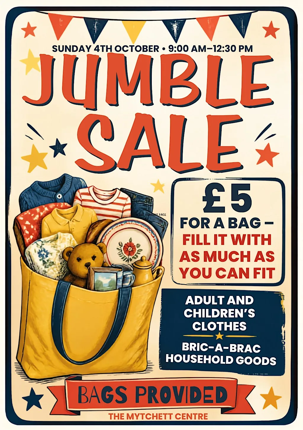Jumble Sale at The Mytchett Centre
