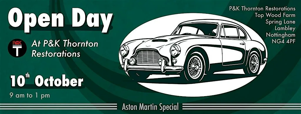 Final 2026 Open Day - Autumn Aston Martin Special