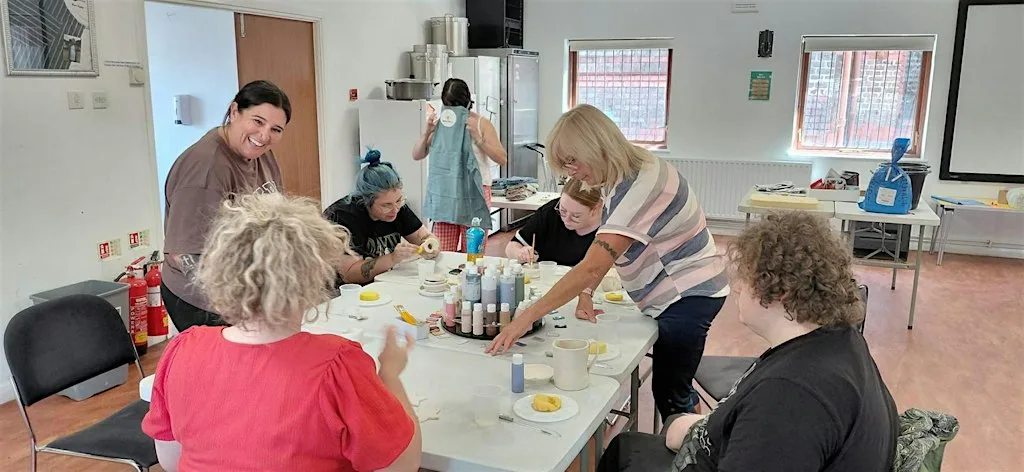 Paint your own pottery! Follow up session at Hazlehurst Studios