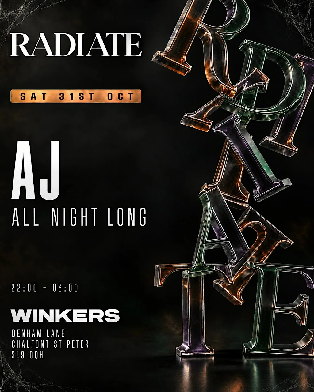 HALLOWEEN: RADIATE 17+ WINKERS at Winkers Nightclub