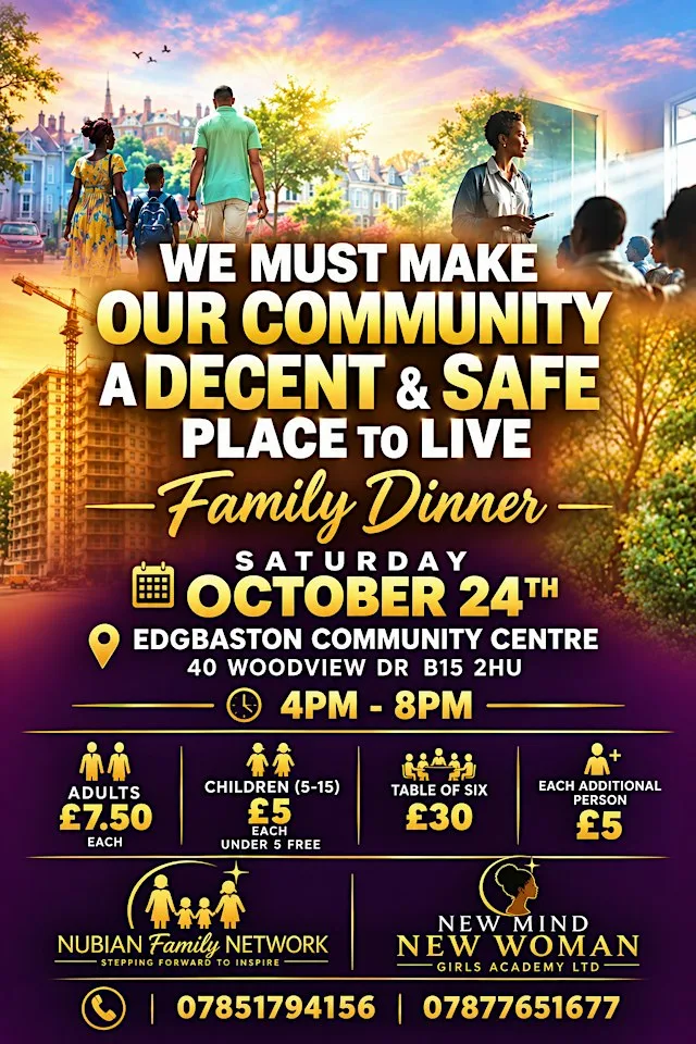 We Must Make Our Community A Decent & Safe Place To Live at Edgbaston Community Centre