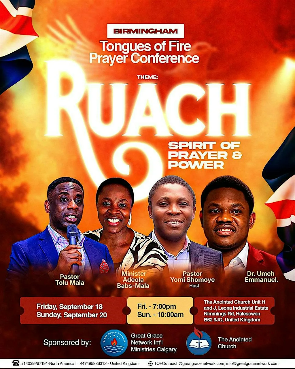 Birmingham tongues of fire prayer conference