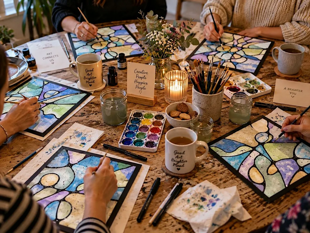 Neurographic Art-Inspired Paint Party | Creative Evening for Adults