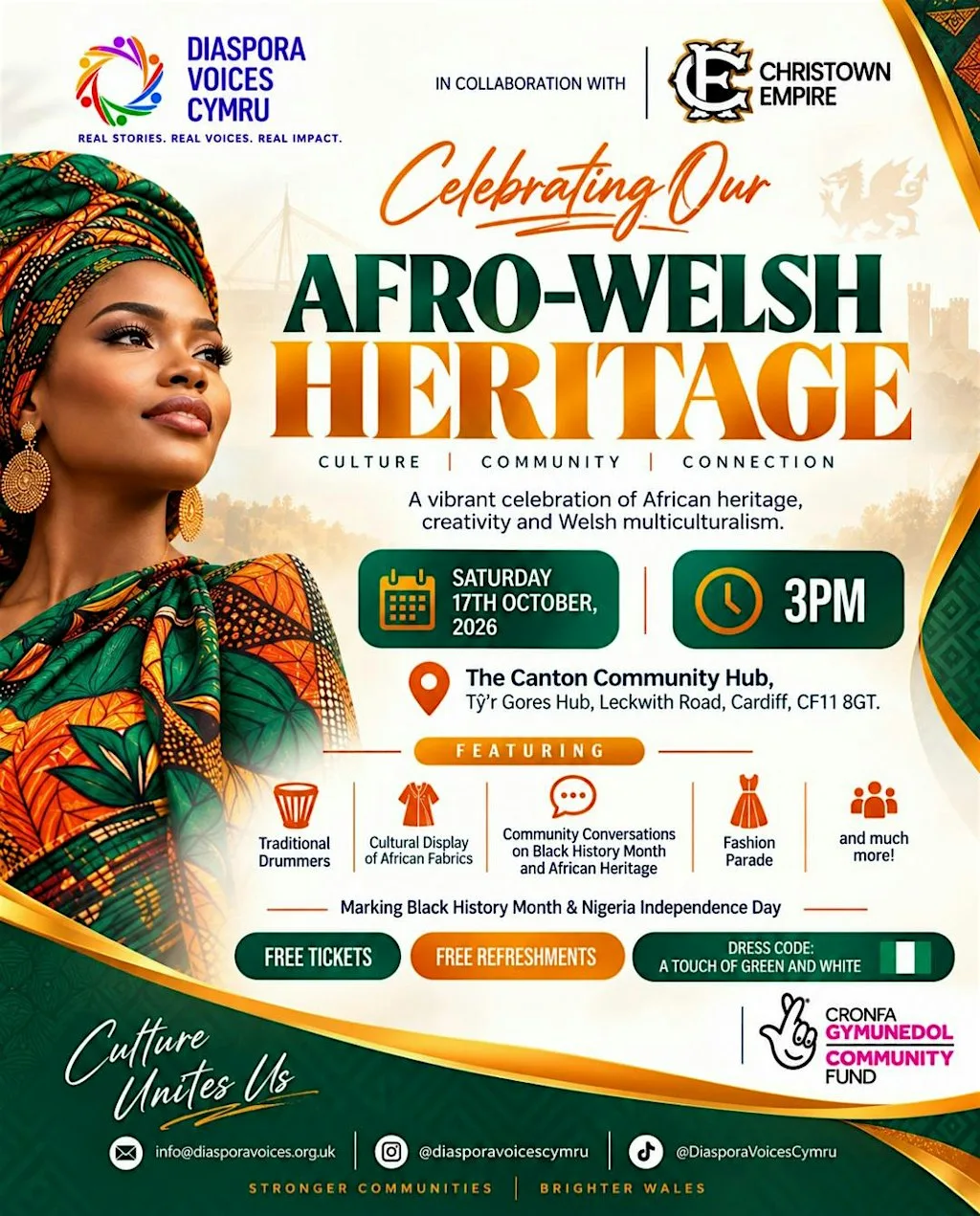 Celebrating Our Afro-Welsh Heritage: Culture, Community & Connection