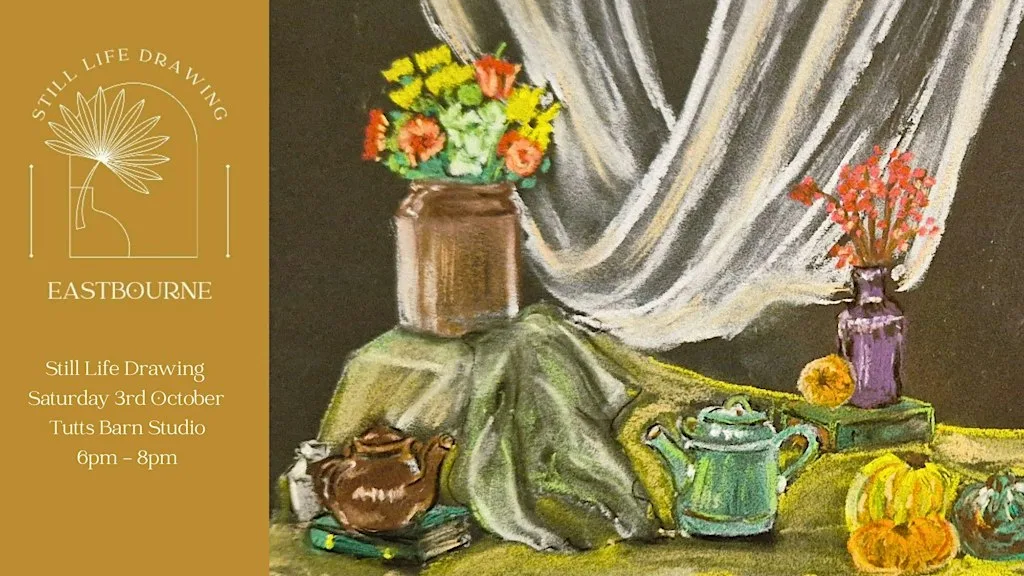 Still Life Drawing Art Session At Tutts Barn Studio 03/10/26