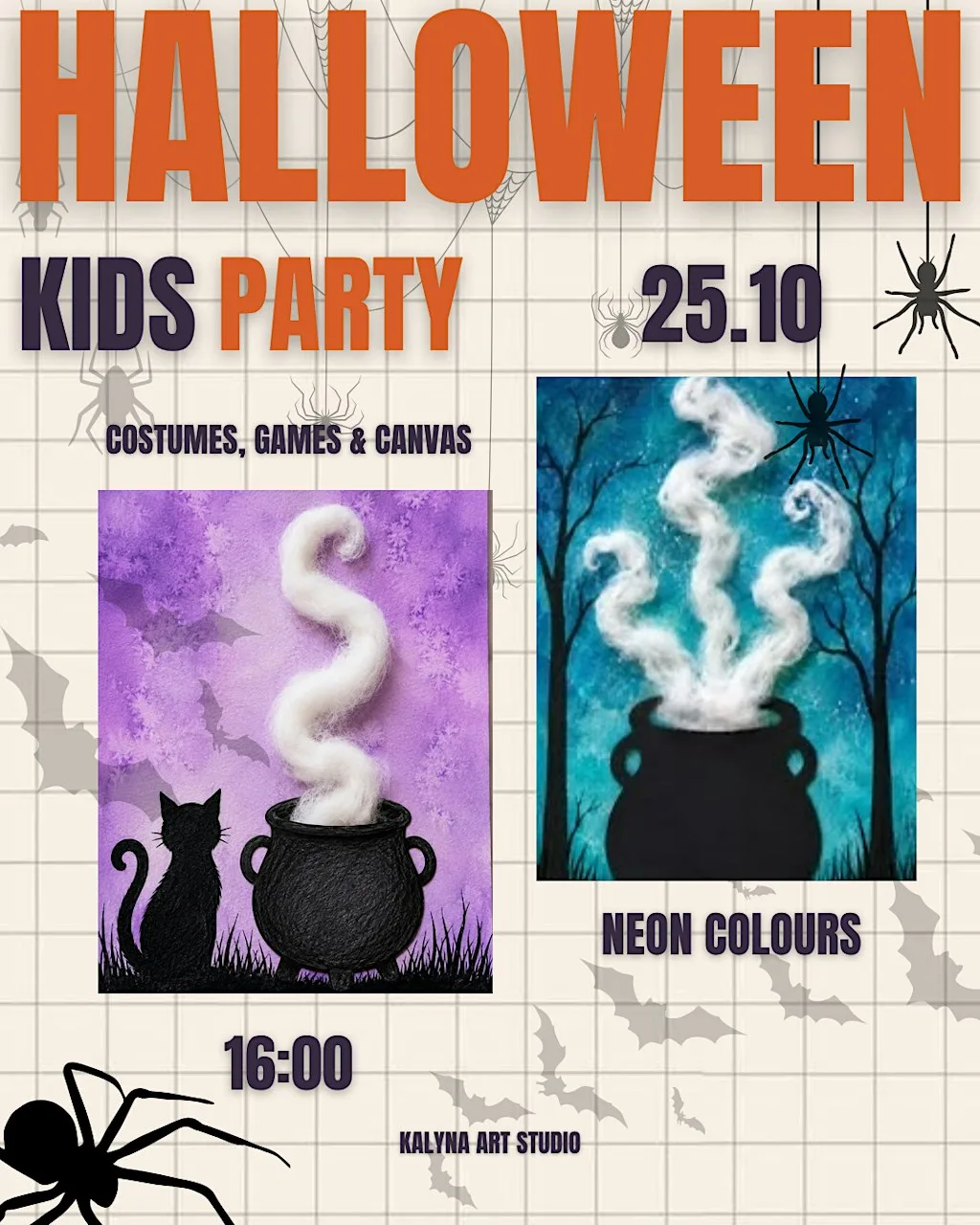 Halloween Kids Art Party