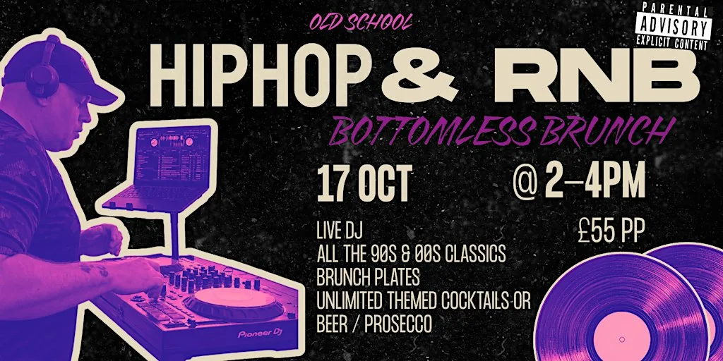 Hip Hop & RNB Bottomless Brunch