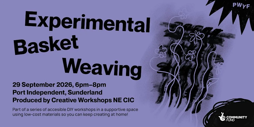 Experimental Basket Weaving Workshop in Sunderland