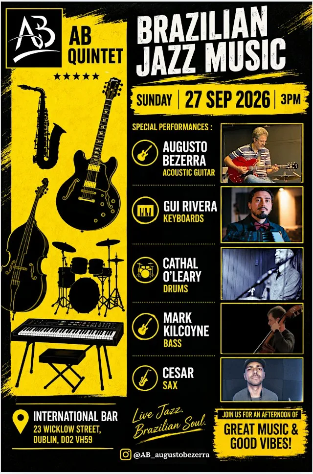 AB Quintet - Brazilian Jazz Music at International Bar
