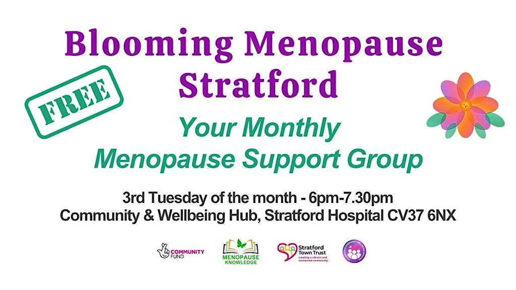 Blooming Menopause Stratford - Oct at Community Wellbeing Hub, Stratford Hospital