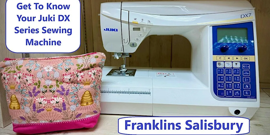 Get to know your Juki DX series machine at Franklins Salisbury