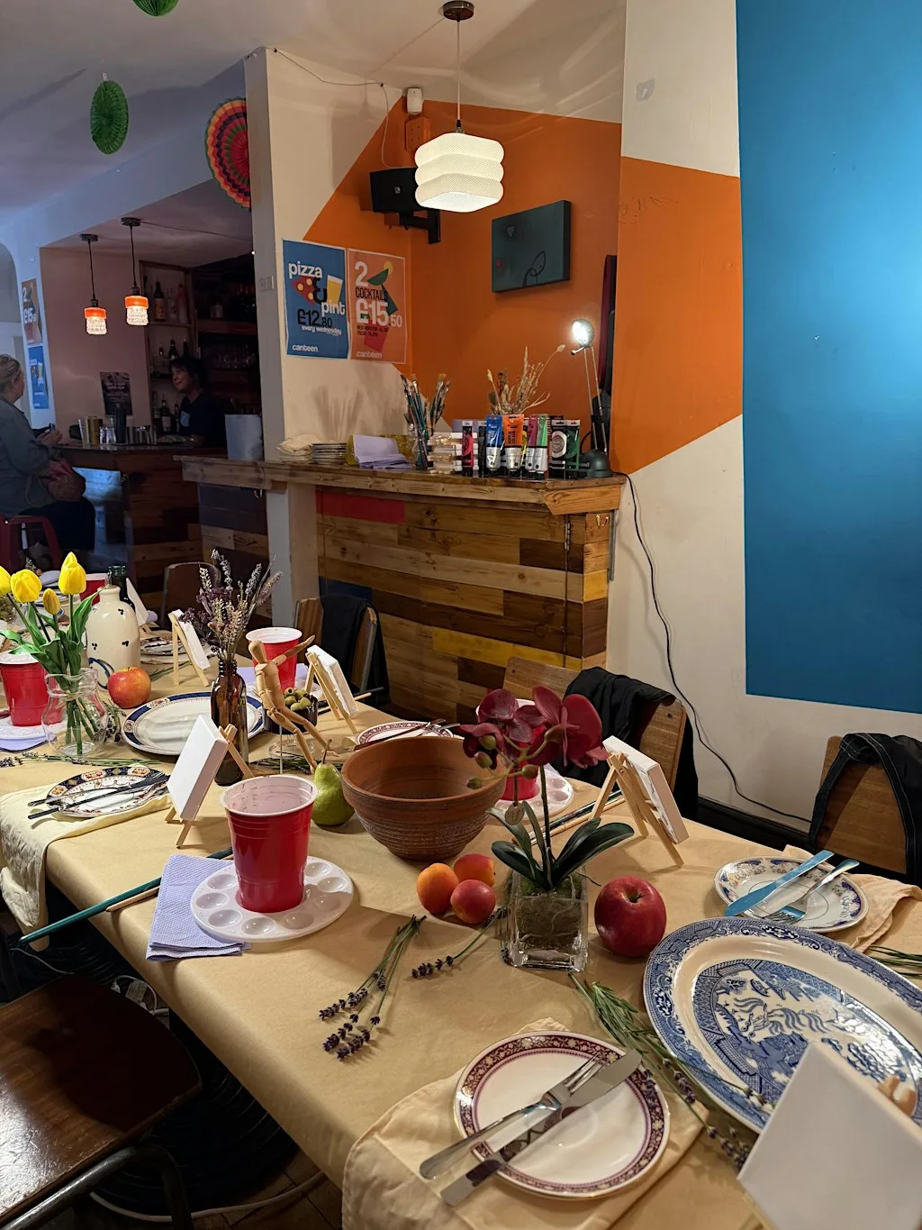 Festive Paint and Plate Supper Club at The Triangle