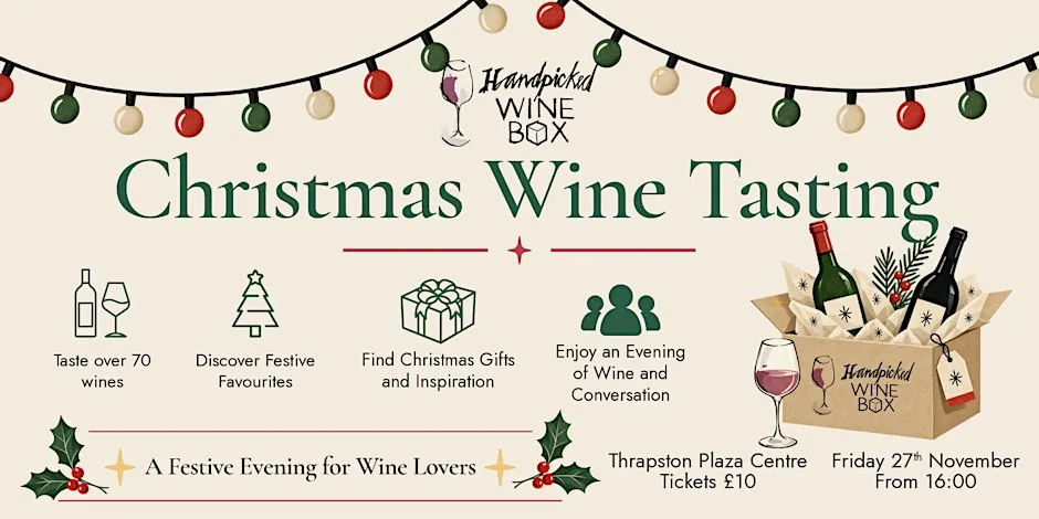 Handpicked Wine Box - Christmas Wine Tasting at Thrapston Plaza