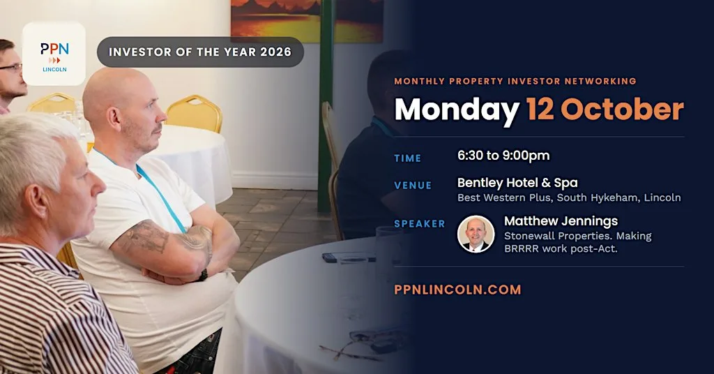 PPN Lincoln: Property Investors Networking Evening at Best Western Plus Bentley Hotel & Spa