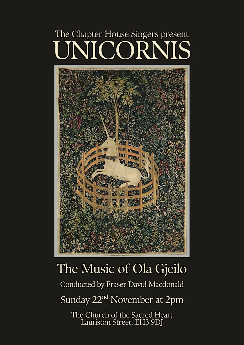 UNICORNIS: The Music of Ola Gjeilo at Church of the Sacred Heart