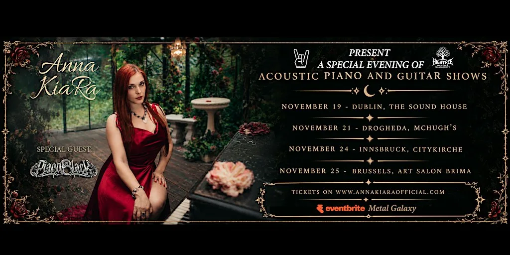 Anna KiaRa & Piano Black: A Special Evening at The Sound House Dublin
