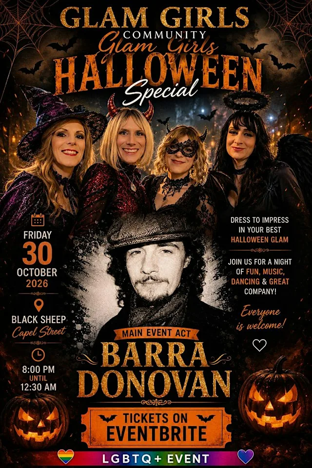Glam girls Halloween special with Barra Donovan Performing