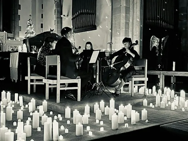 Candlelight Christmas movie music at Christ Church Walmsley