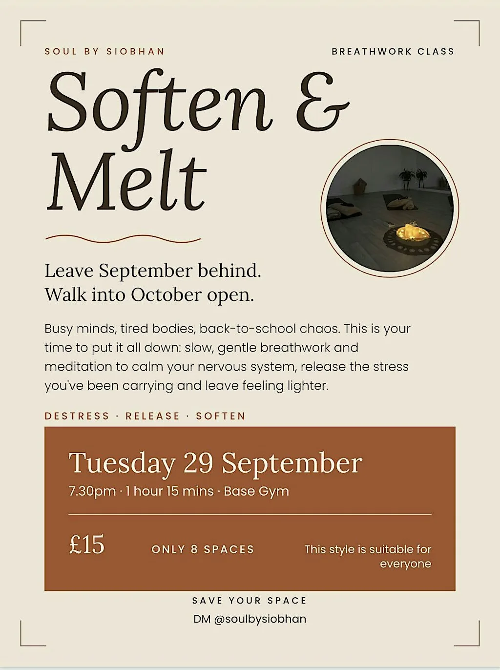 Soften & Melt Breathwork Class