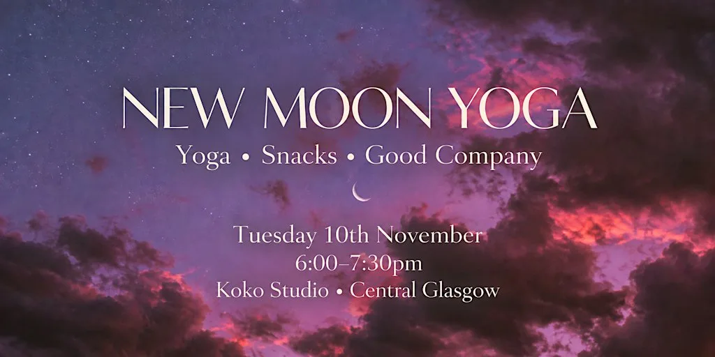 November New Moon Yoga + Snack Gathering at 5th floor suite 384, 93 Hope St