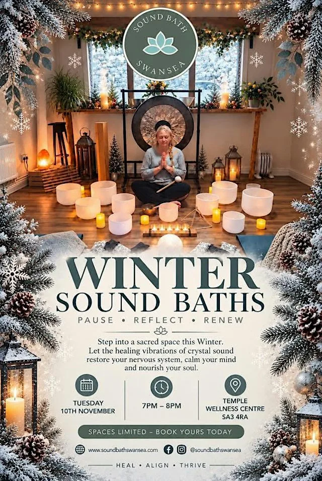 Winter Sound Bath at Temple Wellness Parkmill