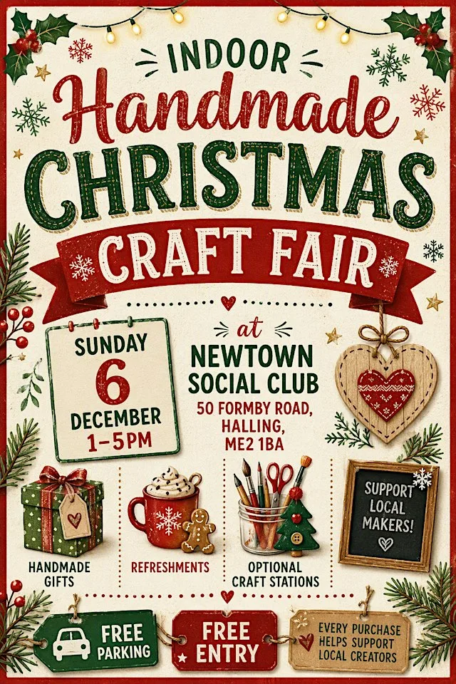 Handmade Christmas Craft Fair at Newtown Club