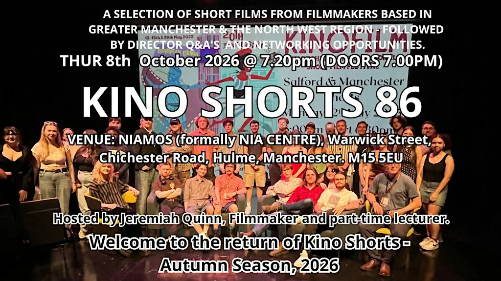 KINOFILM presents KINO SHORTS 86 at Niamos Radical Arts & Centre