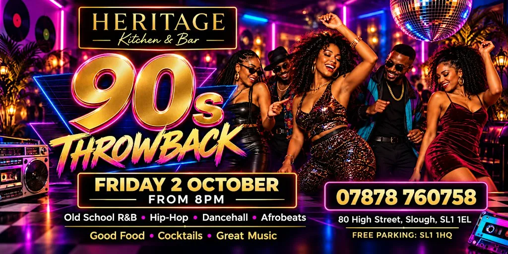 90s Throwback at Heritage at Heritage Kitchen & Bar
