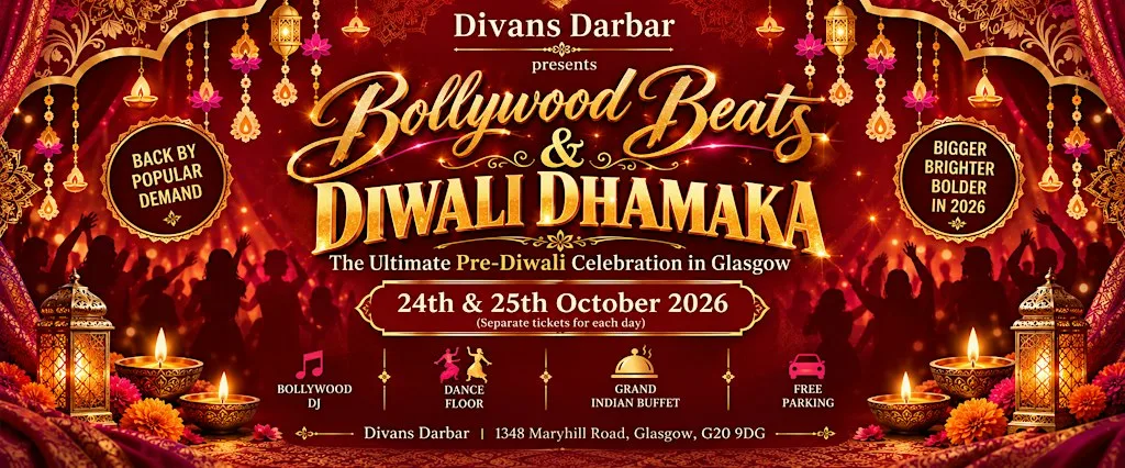 Bollywood Beats & Diwali Dhamaka at Divans Darbar Indian Restaurant
