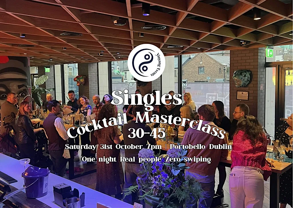 Dublin Halloween Singles Cocktail Masterclass | Age range 30-45 at NYX Hotel Dublin Portobello