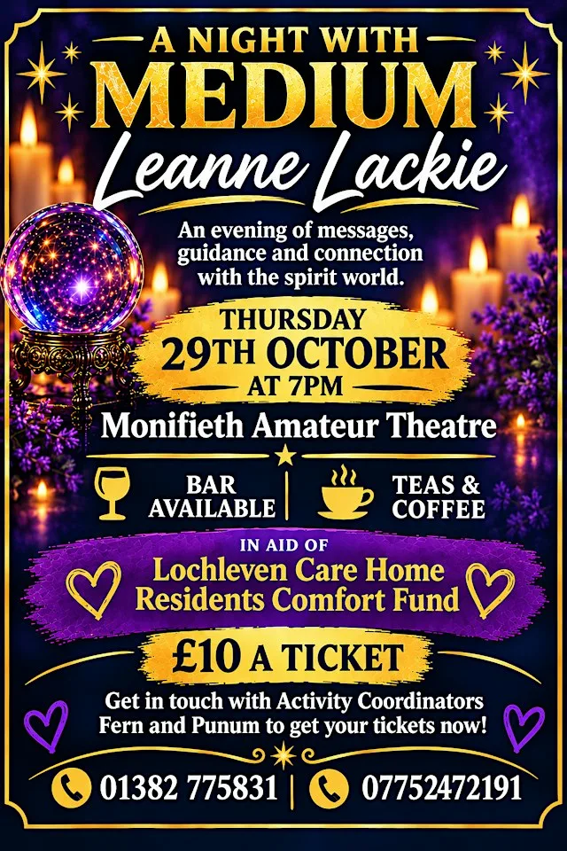 A Night With Medium Leanne Lackie at Monifieth Theatre