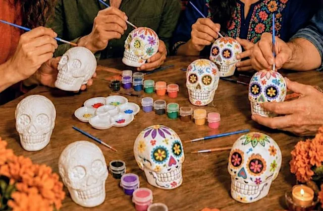 Halloween Ceramic Sip and Paint