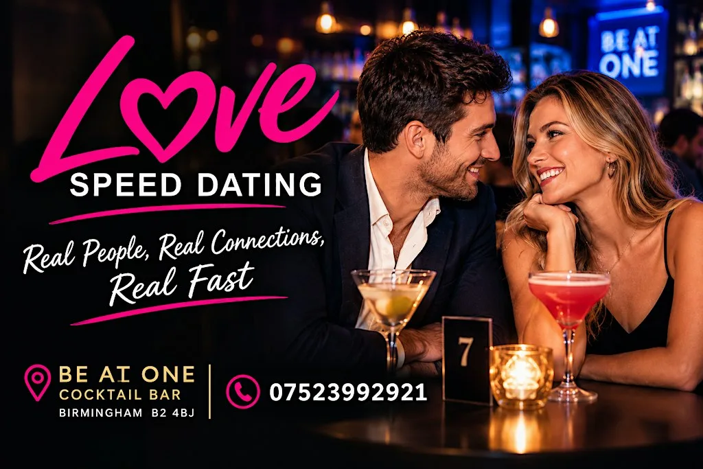 Birmingham Speed Dating Singles Night ages 21 to 39