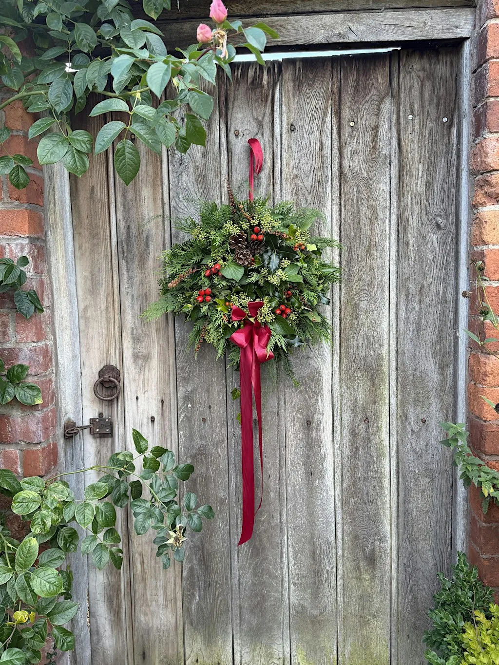 Christmas Wreath Workshop at The Hay Barn Dulas at The Haybarn
