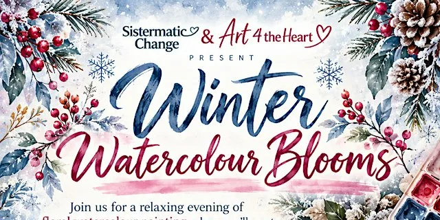 Winter Watercolour Blooms Painting