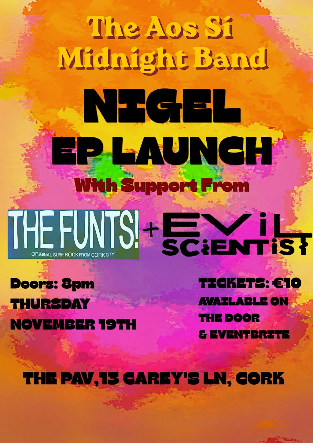 The Aos Sí Band - Nigel EP Launch at The Pav