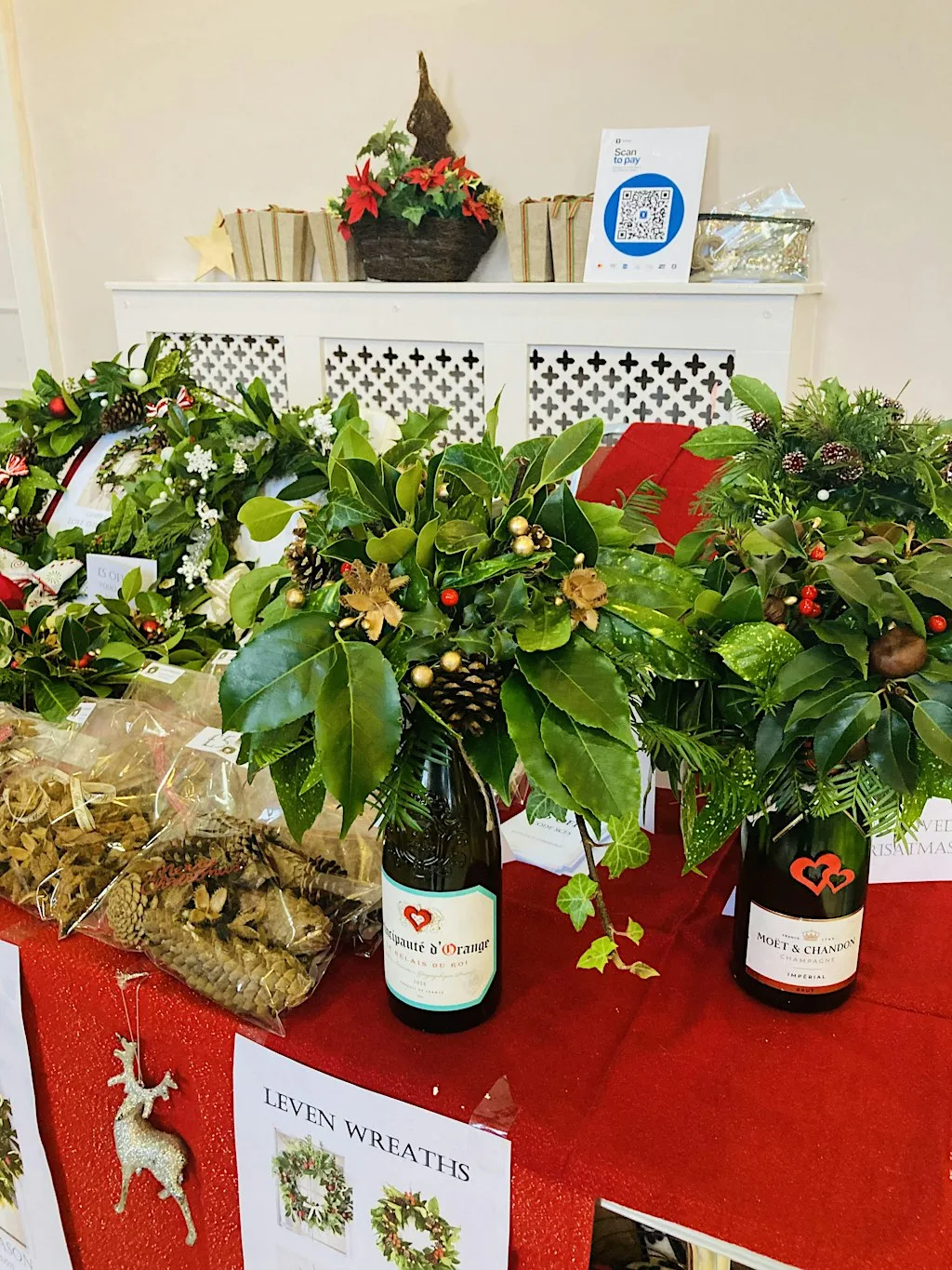 Autumn wreath making - Conker and beech nut wreaths at Stokesley Town Council