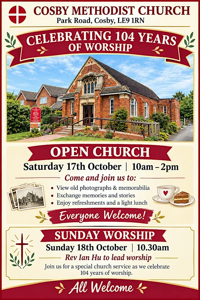 Cosby Methodist Church Anniversary - 104 years old!