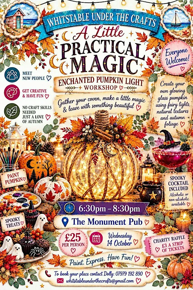Enchanted Pumpkin Light Workshop at The Monument