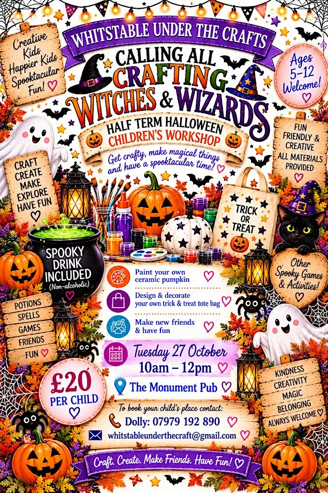 Halloween Children’s Half-term Workshop at The Monument