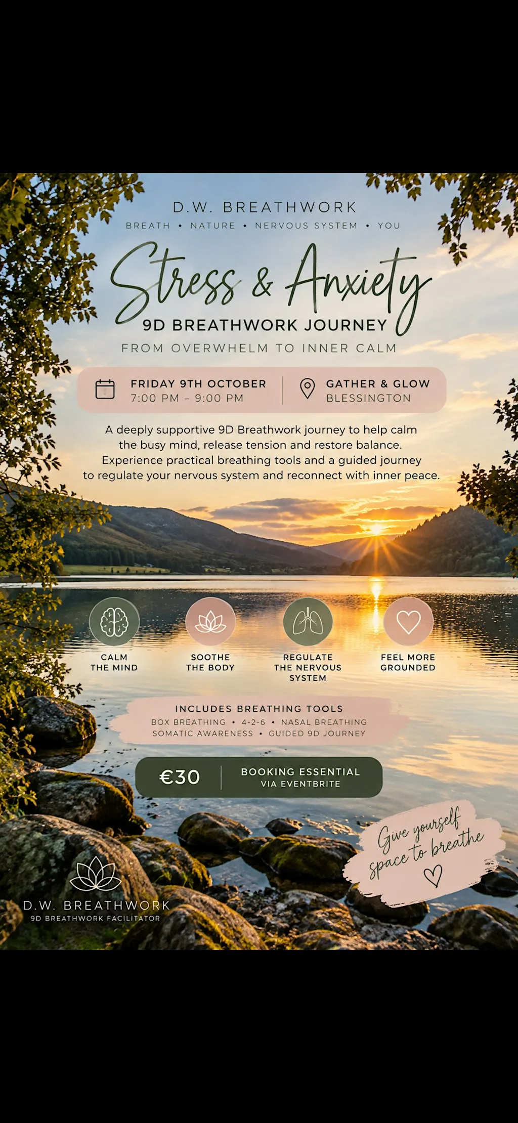 Stress and Anxiety at GATHER & GLOW BLESSINGTON